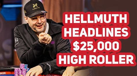 hellmuth hendon|Phil Hellmuth Chases Second No Limit Hold'em High Roller Win .